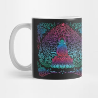 Colorful Buddha on Lotus Mug